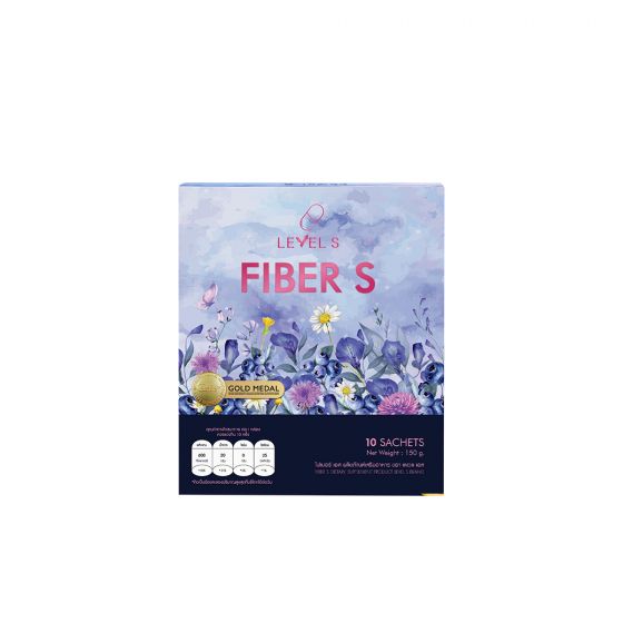 FIBER S ผลิตภัณฑ์เสริมอาหาร ไฟเบอร์ เอส (10 ซอง) 1 กล่อง