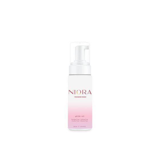 Niora Feminine Wash มูสทําความสะอาดจุดซ่อนเร้น สําหรับผู้หญิง กลิ่น Rose Velvet ( 100ml.) 1 ขวด