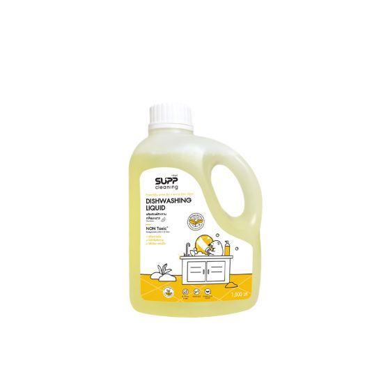 SUPP ผลิตภัณฑ์ล้างจาน กลิ่นซีตรัสเลม่อน ( 1000ml.) 1 แกลลอน