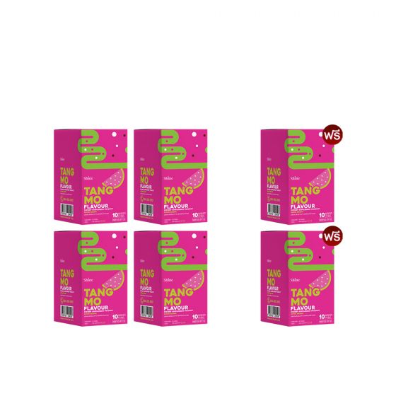 SHINE Tangmo - ผลิตภัณฑ์เสริมอาหาร ชายน์ รสแตงโม (10ซอง) 4 กล่อง + ฟรี 2 กล่อง