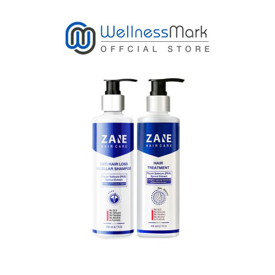 Zane Micellar Shampoo (200ml.) 1 ขวด + ZANE Treatment (200ml.) 1 ขวด