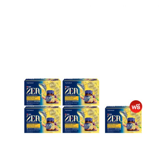 ZEA Tuna Essence: PASSION FRUIT ซี ทูน่าเอสเซนส์ แพสชั่นฟรุ๊ต 4 กล่อง (6 ขวด) + แถมฟรี ZEA Tuna Essence: PASSION FRUIT (6 ขวด) 1 กล่อง