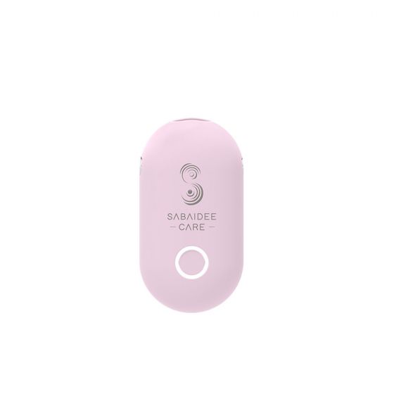 Sabaidee Care Wearable Air Purifier สบายดีแคร์ เครื่องฟอกอากาศไอออนแบบพกพา (สีชมพู) 1 เครื่อง