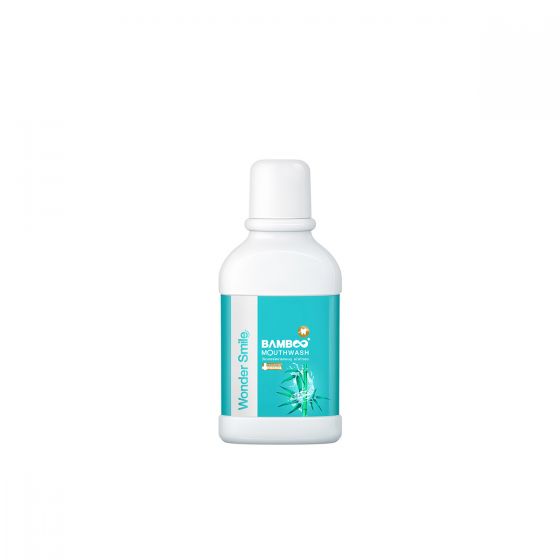Wonder Smile Bamboo Mouthwash น้ำยาบ้วนปาก วันเดอร์สไมล์ (300ml) 1 ขวด 