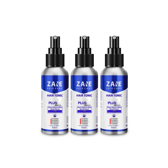 Zane Hair Tonic Plus 2 เซน แฮร์ โทนิค พลัส ทู (75ml ) 3 กล่อง