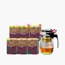 T Mixes Herbal Tea ชาสมุนไพร ทีมิกซ์ (10ซอง) 4 กล่อง + แถมฟรี T Mixes Herbal Tea (10ซอง) 2 กล่อง + กาชงชา (750ml) 1 ใบ