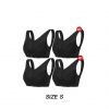 Bravy Bra บราวี่ บรา ชุดชั้นในเพื่อสุขภาพ ใส่สบาย Size S (สีดำ) 4 ตัว