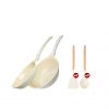 Korea King Colormic กระทะ โคเรียคิง คัลเลอมิค ก้นลึก (26cm) 1 ใบ + Korea King Colormic ก้นแบน (24cm) 1 ใบ + แถมฟรี กระบวย Colormic 1 อัน + ตะหลิว Colormic 1 อัน
