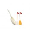 Korea King Colormic (Fry Pan) กระทะ โคเรียคิง คัลเลอมิค ก้นแบน (24cm) 1 ใบ + แถมฟรี ตะหลิว Colormic 1 อัน + ตะหลิว ซิลิโคน 1 อัน