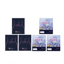 LEVEL S (S SERIES) เลเวล เอส เอสซีรีย์ (10แคปซูล ) 3 กล่อง + FIBER S (S SERIES) ไฟเบอร์ เอส เอสซีรีย์ (10แคปซูล ) 3 กล่อง