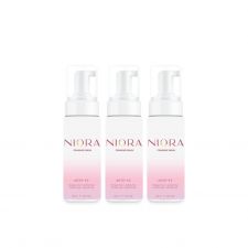 Niora Feminine Wash มูสทําความสะอาดจุดซ่อนเร้น สําหรับผู้หญิง กลิ่น Rose Velvet ( 100ml.) 3 ขวด