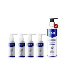 Zane Hair Tonic Plus 2 เซน แฮร์ โทนิค พลัส ทู (35ml ) 4 กล่อง + Zane Micellar Shampoo (200ml.) 1 กล่อง