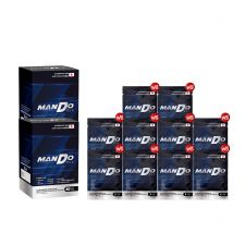 MANDO แมนโด อาหารเสริมผู้ชาย สารสกัด หอยนางรม ญี่ปุ่น (10 ซอง) 2 กล่อง + แถมฟรี MANDO (10 ซอง) 1 กล่อง