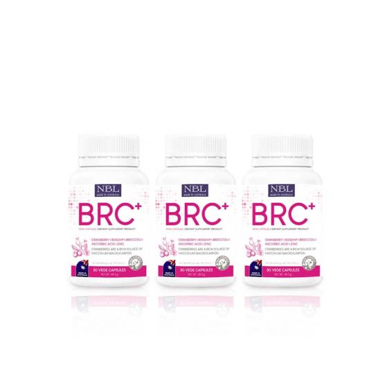 Nubolic BRC+ นูโบลิก บีอาร์ซีพลัส ผิวขาว กระจ่างใส (30แคปซูล) 3 กระปุก