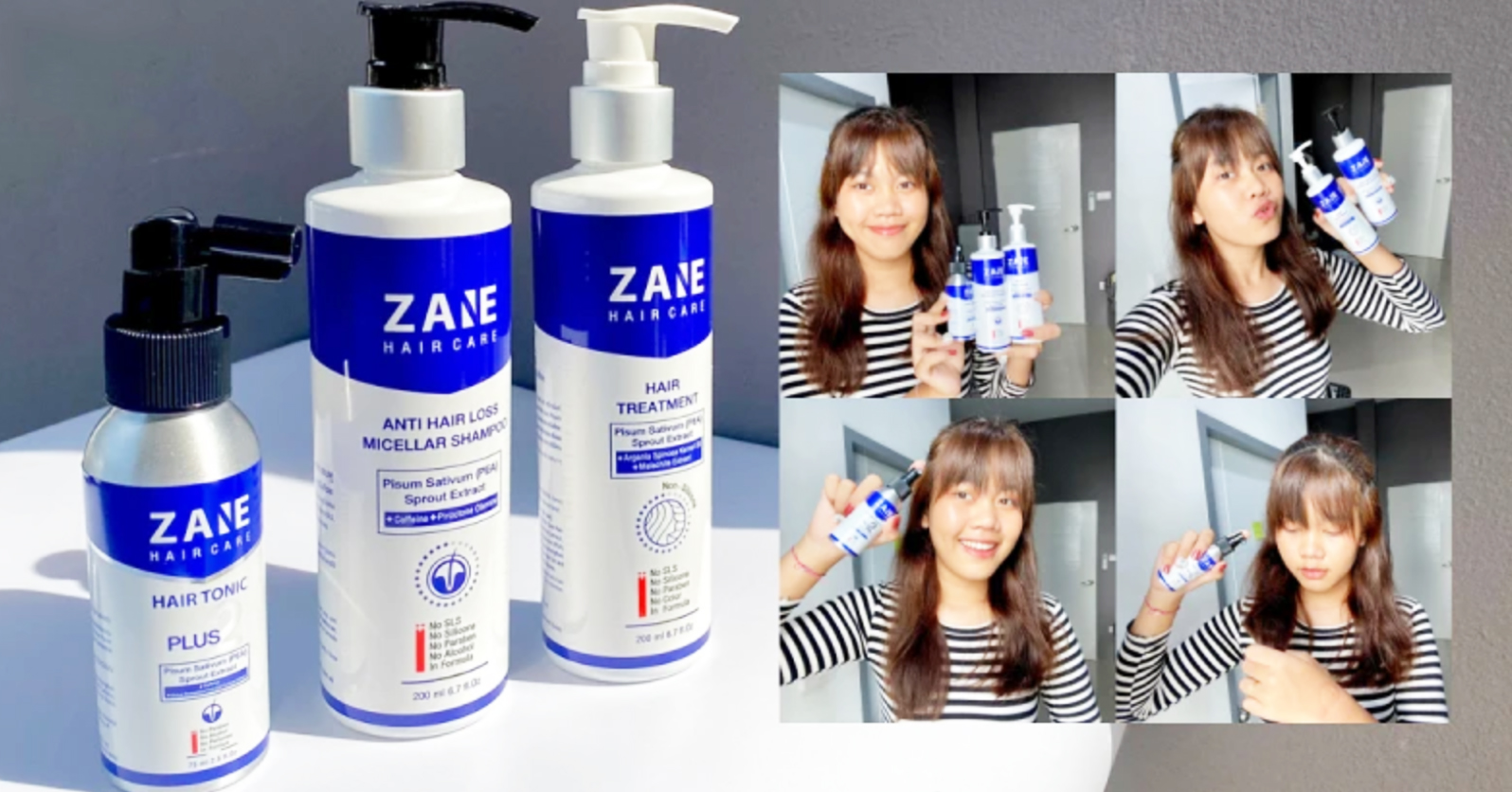 จบปัญหาผมร่วง รังแค ผมแข็งแรงขึ้นด้วย Zane Hair Care ใน 3 Step